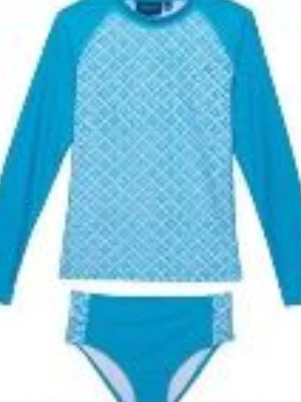 CABANA LIFE Preppy Geo Long Sleeve set Rashguard Size 4